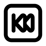 Fast Backward Square SVG Icon